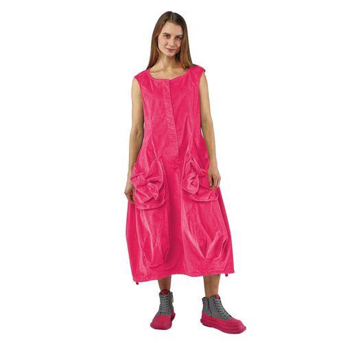 Rundholz Sleeveless Bubble Hem Patch Pocket Dress